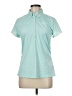 Adidas Teal Short Sleeve Blouse Size M - photo 1