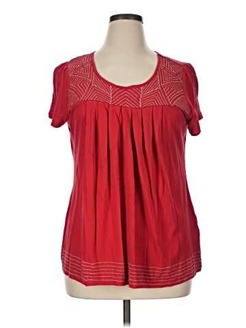 a.n.a. A New Approach Short Sleeve Blouse (view 1)