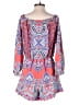 Venus 100% Polyester Paisley Red Romper Size M - photo 2