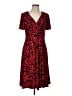 Chaps Red Casual Dress Size L - photo 1