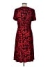 Chaps Red Casual Dress Size L - photo 2