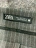 Zara Chevron-herringbone Gray Formal Skirt Size L - photo 4
