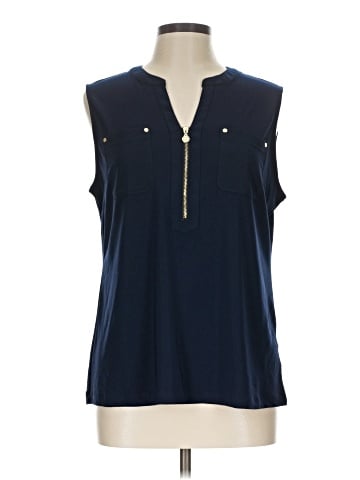 Anne Klein Sleeveless Blouse (view 1)