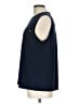 Anne Klein Blue Sleeveless Blouse Size L - photo 5