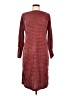 Chenault 100% Polyester Burgundy Casual Dress Size L - photo 1