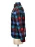 Lands' End 100% Polyester Plaid Teal Pullover Sweater Size XS - photo 5