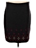 Geiger Collections 100% Wool Argyle Black Wool Skirt Size EU 38 / US 8 - photo 1