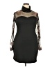 Unbranded 100% Polyester Graphic Black Cocktail Dress Size XXL - photo 1