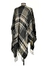 Apt. 9 100% Acrylic Plaid Gray Wrap One size - photo 2