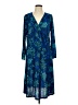 IGIGI Paisley Blue Casual Dress Size 12 - photo 1