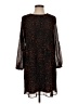 Nine West 100% Polyester Animal Print Brown Casual Dress Size S - photo 1