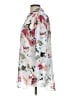 Anne Klein Floral Silver Long Sleeve Blouse Size 12 - photo 5