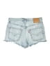 Levi's 100% Cotton Blue Denim Shorts Size 26 waist - photo 2