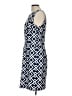 Connected Apparel Argyle Blue Casual Dress Size 12 - photo 5