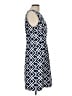 Connected Apparel Argyle Blue Casual Dress Size 12 - photo 4