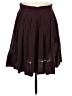 Mossimo Solid Burgundy Casual Skirt Size 2 - photo 1