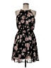 Blue Rain 100% Polyester Floral Black Casual Dress Size M - photo 1