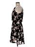 Blue Rain 100% Polyester Floral Black Casual Dress Size M - photo 5