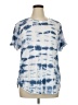 Green Tea Tie-dye Blue Short Sleeve T-Shirt Size XL - photo 1