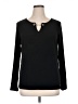 Tahari Black Long Sleeve Blouse Size XL - photo 1