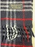 Burberry 100% Lambswool Plaid Blue Scarf One size - photo 6