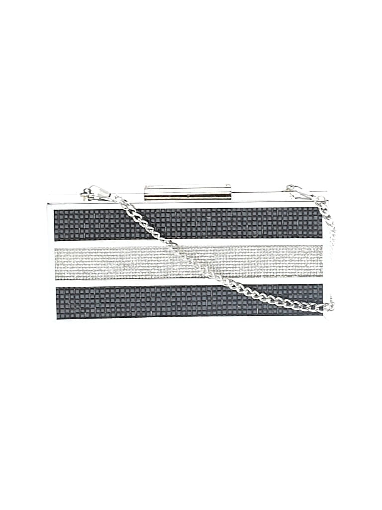 Pre-owned Nina Clutch In Silver