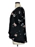 West Kei 100% Polyester Black Short Sleeve Blouse Size XL - photo 5
