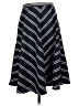 Talbots Chevron-herringbone Blue Casual Skirt Size 4 - photo 2