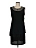 Sandra Darren 100% Polyester Black Casual Dress Size 8 - photo 1