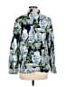 Talbots 100% Cotton Print Blue Long Sleeve Button-Down Shirt Size M - photo 2