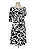 MSK Graphic Black Casual Dress Size S (estimated) - photo 1