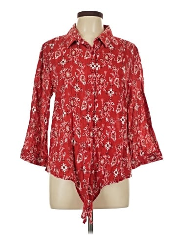 Catalog Favorites 3/4 Sleeve Button-Down Shirt (view 1)