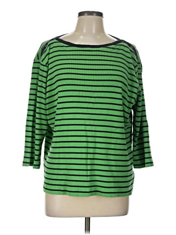 Lauren by Ralph Lauren 3/4 Sleeve T-Shirt (view 1)