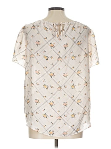 LC Lauren Conrad Short Sleeve Blouse (view 2)