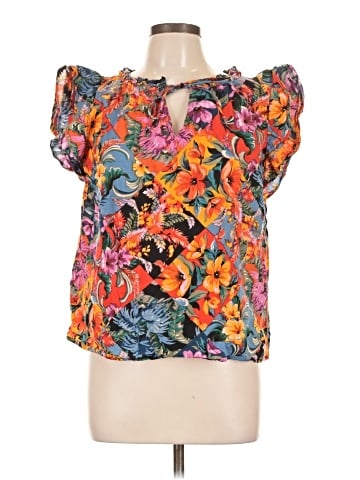 Chelsea & Theodore Short Sleeve Blouse (view 1)