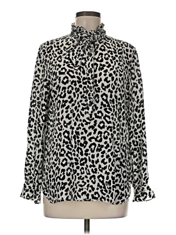 J.Crew Long Sleeve Silk Top (view 1)