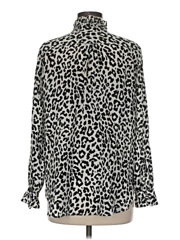 J.Crew Long Sleeve Silk Top (view 2)