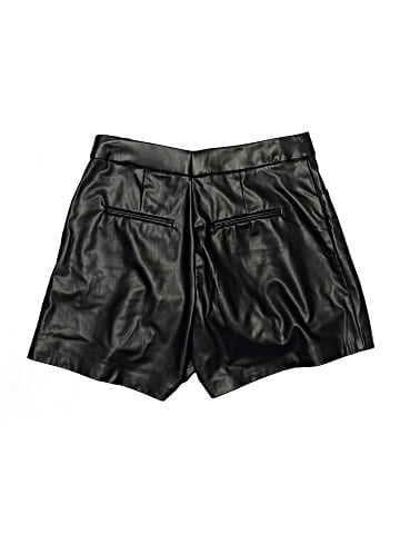 Zara Faux Leather Shorts (view 2)