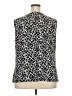 Chaps Black Sleeveless Blouse Size 3X - photo 2
