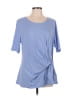 Lands' End Blue Short Sleeve Top Size L - photo 1