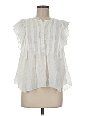 Max Studio Short Sleeve Blouse (view 1)