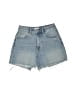 H&M Blue Denim Shorts Size 6 - photo 1
