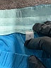 Unbranded Color Block Blue Track Pants Size 10 - photo 7