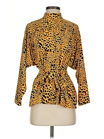 Topshop Long Sleeve Blouse (view 1)
