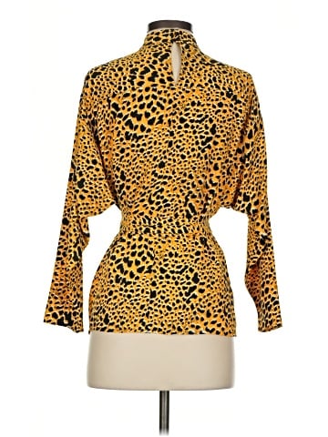 Topshop Long Sleeve Blouse (view 2)