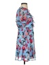 Speechless Floral Blue Cocktail Dress Size S - photo 4