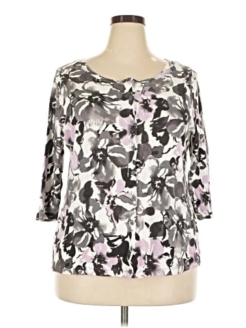Carole Little 3/4 Sleeve Blouse (view 1)