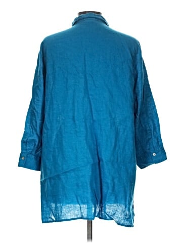 J.Jill 3/4 Sleeve Button-Down Shirt (view 2)
