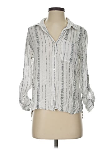 Velvet Heart 3/4 Sleeve Button-Down Shirt (view 1)