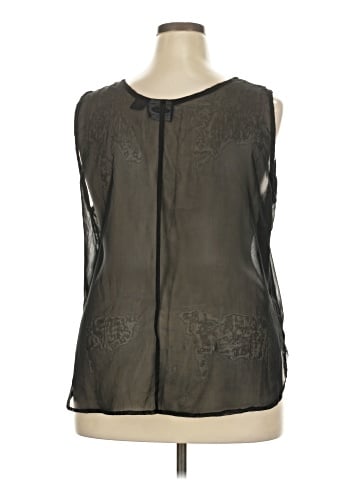 Fashion Web Sleeveless T-Shirt (view 2)
